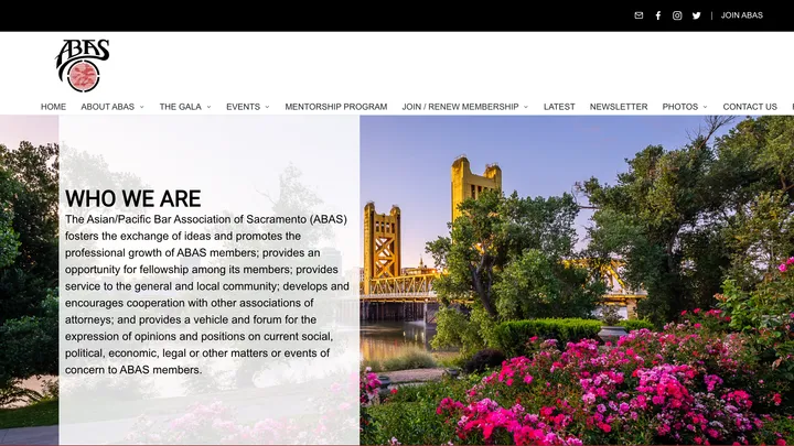 The Asian/Pacific Bar Association of Sacramento website