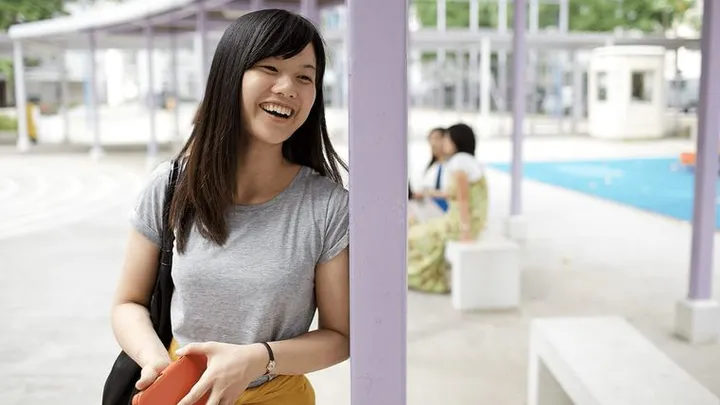 A student on campus, from LDS Philanthropies