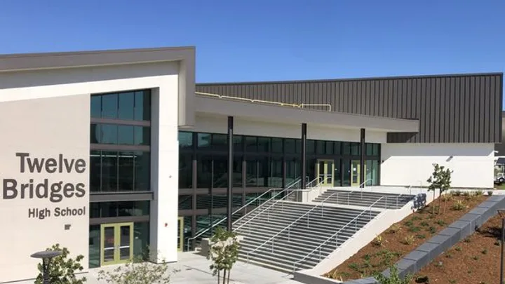 The Twelve Bridges High School campus in Lincoln, California